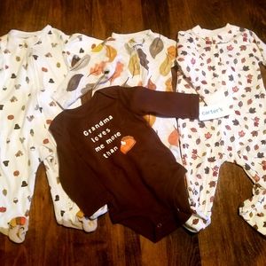 Thanksgiving/Fall baby clothes
